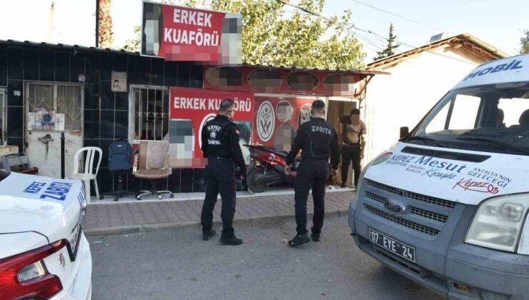 Kepez’de berberler denetlendi
