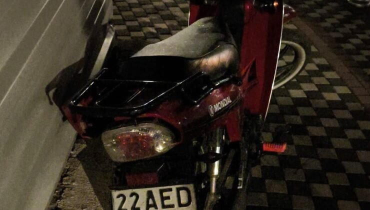 Keşan’da motosiklet ile otomobil çarpıştı: 1 yaralı