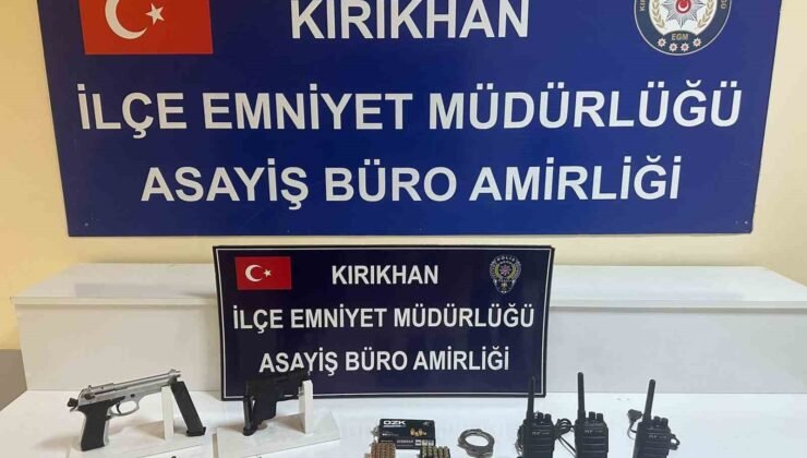 Kırıkhan’da asayiş operasyonu; 2 gözaltı