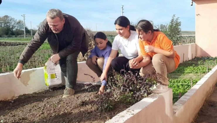 Kızılırmak Deltası’nda çocuk çiftçiler yetişiyor