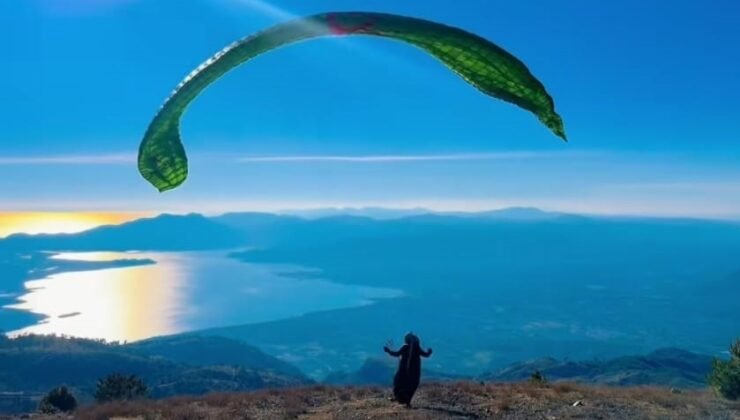 Köyceğiz Gölgören Dağı yamaç paraşütüne uygun bulundu