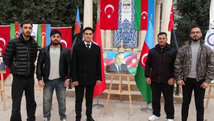 Kütahya’da Haydar Aliyev’in anısına resim sergisi