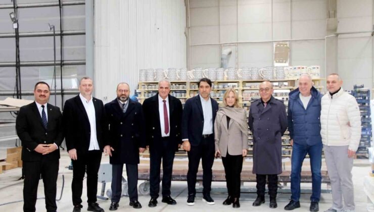 KUTSO Yönetim Kurulu’ndan Kütahya OSB yatırımcısına ziyaret