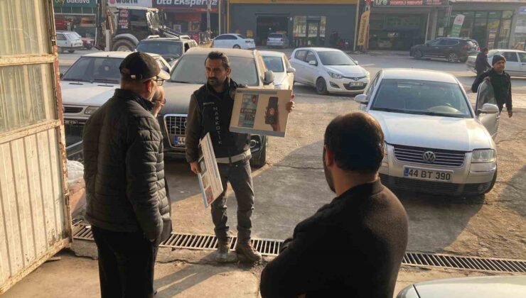Malatya’da polisten uyuşturucuya karşı bilgilendirme çalışmaları
