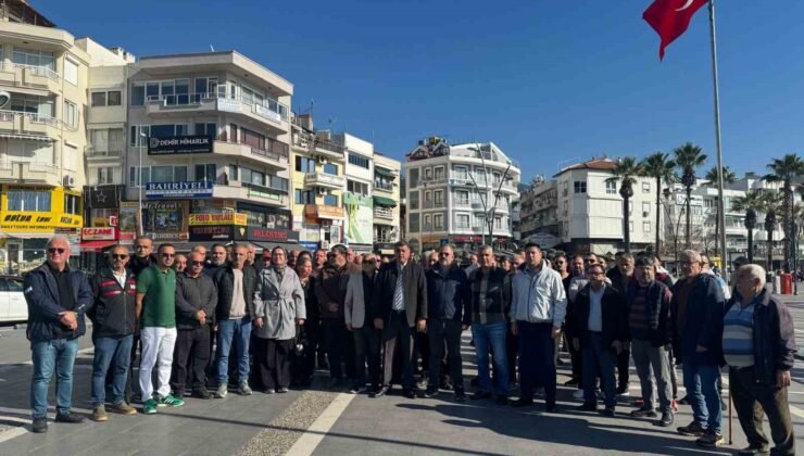 Marmaris Kordon Caddesi taksicilerinden belediyeye tepki
