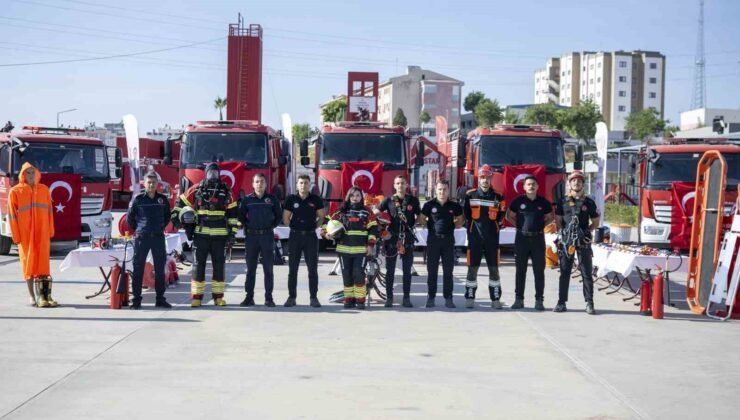 Mersin itfaiyesi, yeni ekipmanlarıyla gücüne güç kattı