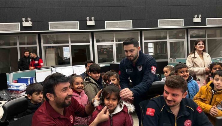 Minik öğrenciler 112’yi yerinde öğrendi