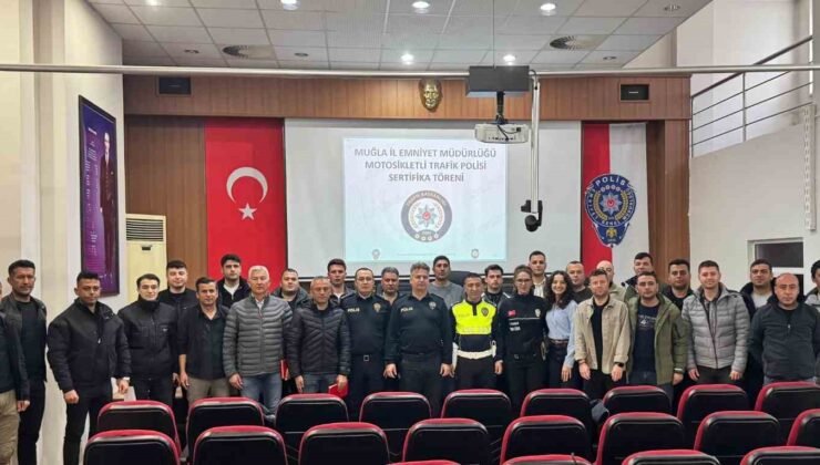 Muğla’da 25 yeni personel sertifikasını aldı