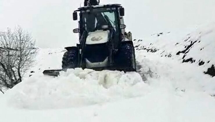 Muş’ta kar ve tipi nedeniyle kapanan 26 yerleşim yeri ulaşıma açıldı