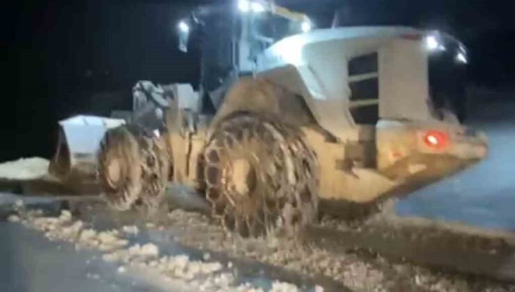 Muş’ta kar yağışı 250 köy yolunu ulaşıma kapattı