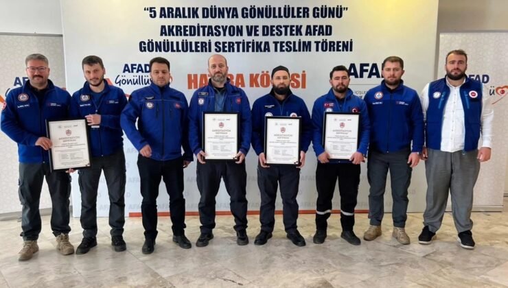 Nazilli Müftülüğü Arama Kurtarma Ekibi sertifikasını aldı
