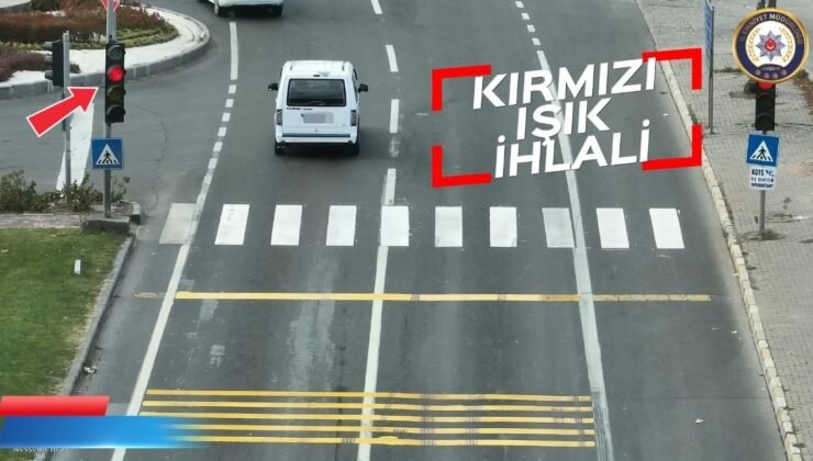 Nevşehir’de dron ile trafik denetimleri artırıldı