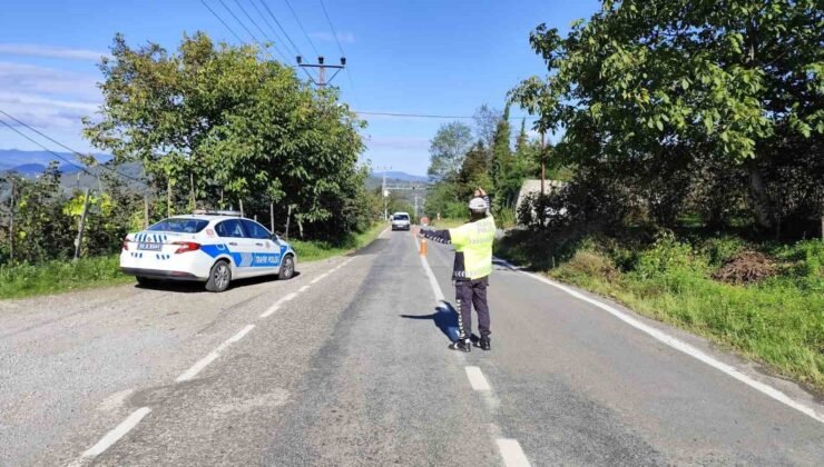 Ordu’da bir haftada 11 binden fazla araç ve sürücüsü denetlendi
