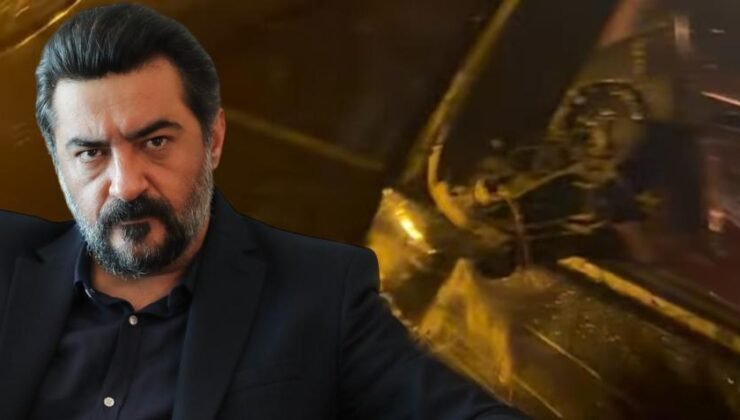 Oyuncu Celil Nalçakan trafik kazası geçirdi! Görüntüleri bizzat paylaştı