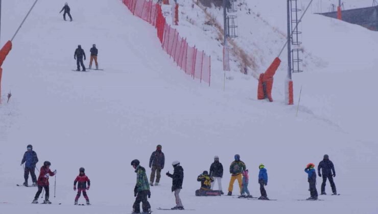 Palandöken’de kar, kış ve kayak keyfi