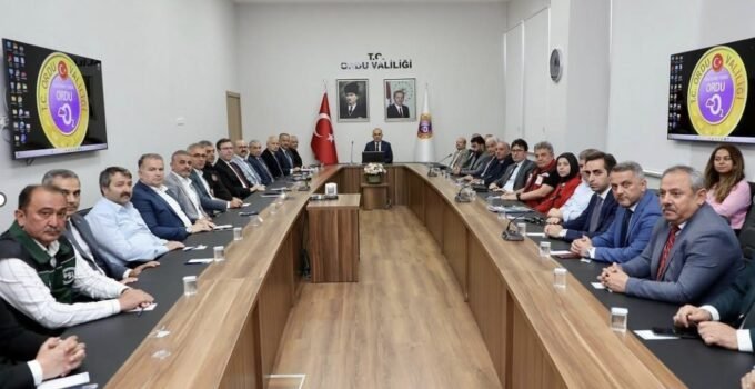 Ordu Valiliği’nde Orkent’in Kentsel Dönüşüm Bilgilendirme Toplantısı