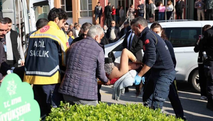 Saldırı anı an be an güvenlik kamerasına yansıdı