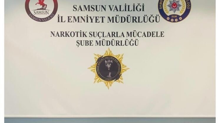 Samsun’da narkotik operasyonu: 5 gözaltı