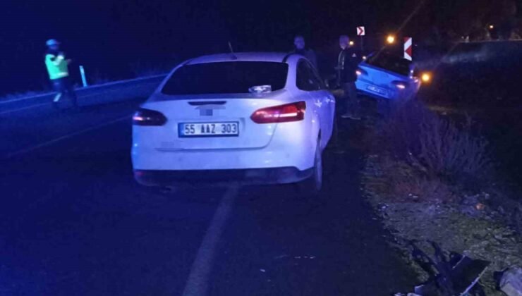Samsun’da üç araç birbirine girdi: 3 yaralı
