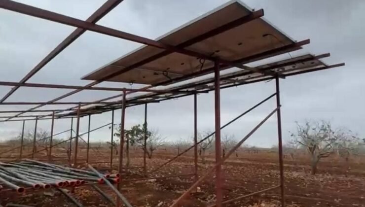 Şanlıurfa’da hırsızlar sisli havada güneş enerjisi panellerine dadandı