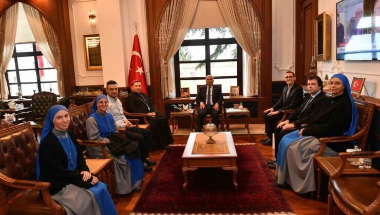 Santa Maria Katolik Kilisesi Episkoposu Antuan Ilgıt’tan Vali Yıldırım’a ziyaret