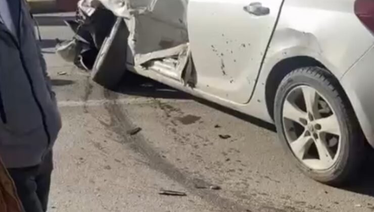 Siirt’te otomobil ile kamyonet çarpıştı: 2 yaralı