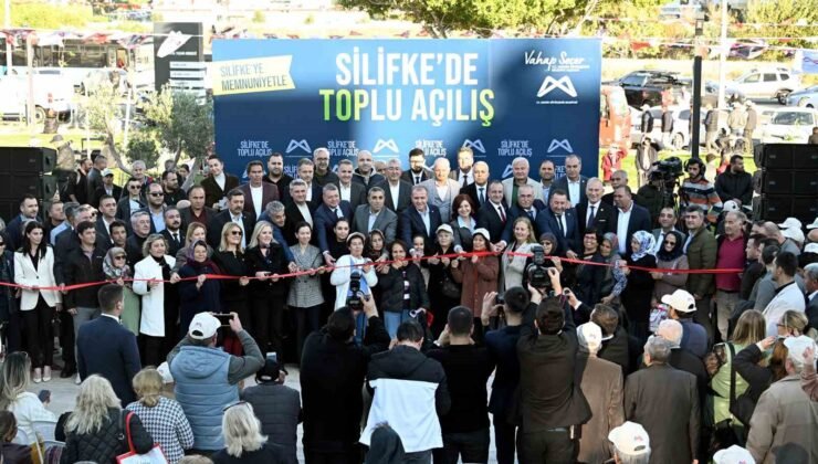 Silifke’de 3 projenin toplu açılışı yapıldı