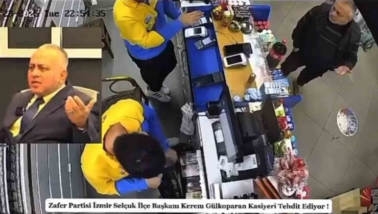 Siyasi parti ilçe başkanından kasiyere tehdit