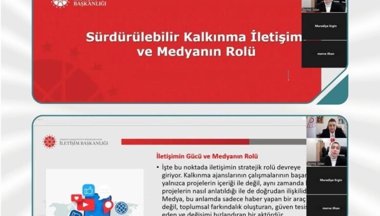 Sürdürülebilir kalkınma politikalarında iletişimin önemi ele alındı