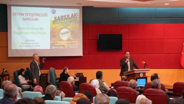 Tarsus’ta Sarıulak zeytini için üreticilere eğitim verildi