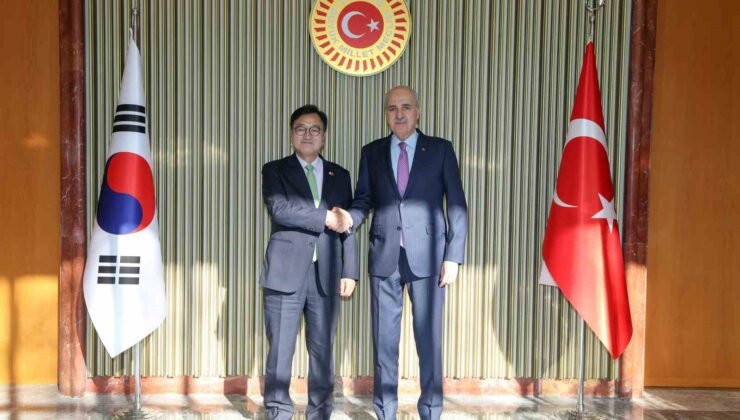 TBMM Başkanı Kurtulmuş, Kore Cumhuriyeti Ulusal Meclisi Başkanı Woo Wonshik ile görüştü