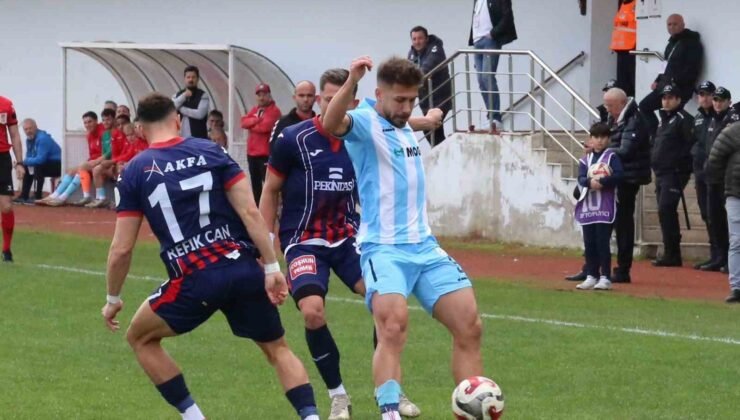 TFF 3. Lig: Pazarspor: 1 – Düzcespor: 1