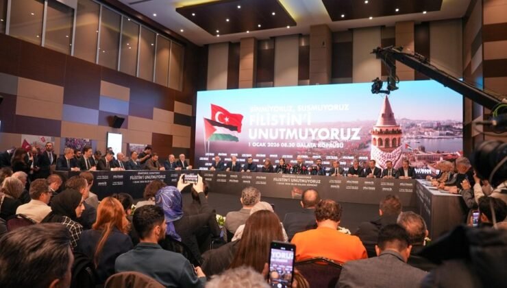 TÜRGEV, 1 Ocak 2026 Gazze yürüyüşünde tek yürek