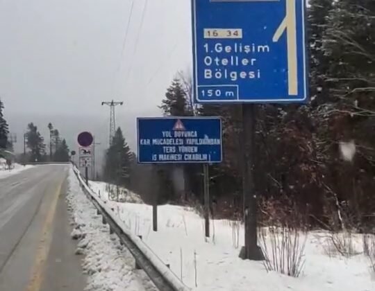 Uludağ’da kar yağışı etkisini sürdürüyor
