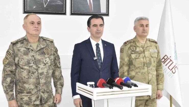 Vali Karakaya, 2025 yılında Bitlis’te yaşanan asayiş olaylarını değerlendirildi