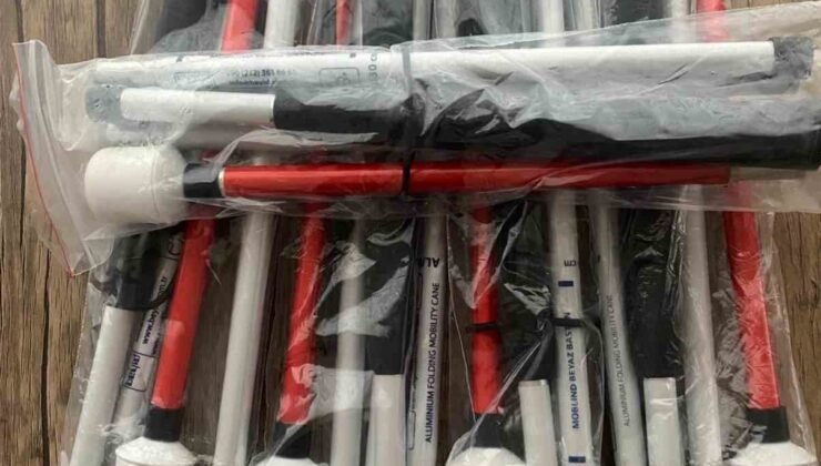 Yeni doğan bebek adına yapılan ’Beyaz Baston’ bağışı yürekleri ısıttı