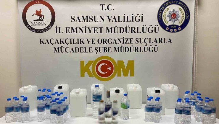 Yılbaşı öncesi sahte alkollü içki ele geçirildi