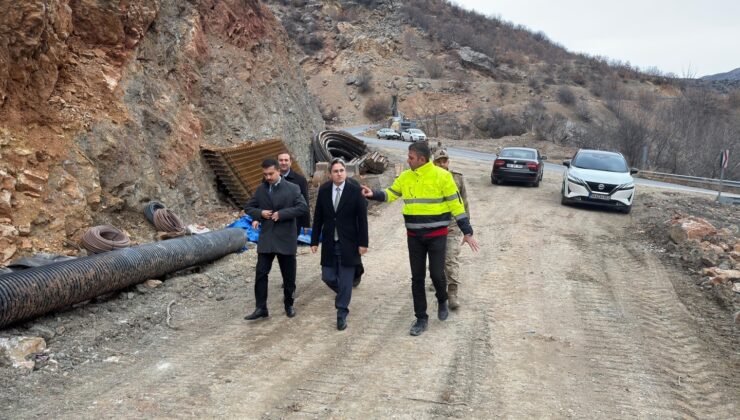 Yıllardır bitmeyen yolda çalışmalar sürüyor