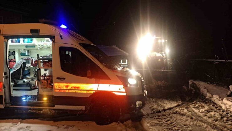 Zonguldak’ta kar nedeniyle 81 köy yolu ulaşıma kapandı