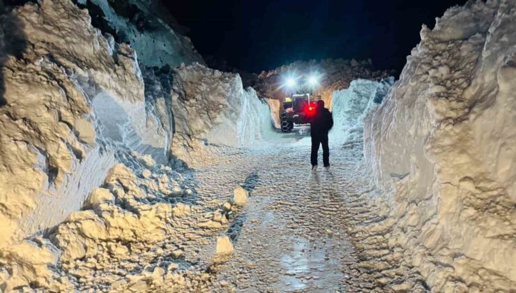 10 metre karda çalışma