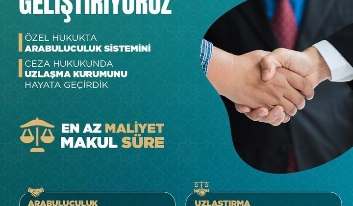 Adalet Bakanı Tunç: “2025 yılında arabuluculuk ile 1 milyon 124 bin 200 dosyada uzlaştırma sağlandı”