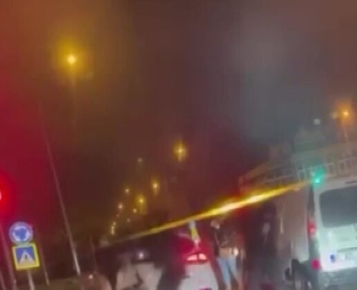 Adana’da trafikte yumruklu kavga kamerada