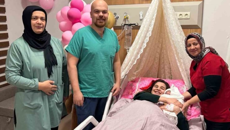 Adıyaman’da 2026 yılınının ilk bebeği “Rüya” oldu