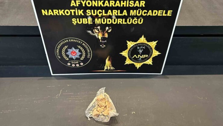 Afyonkarahisar polisinden dev uyuşturucu operasyonu