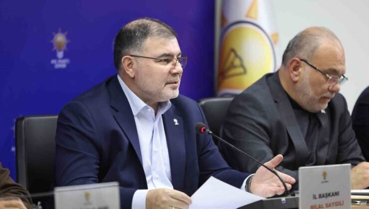 AK Parti İzmir İl Başkanı Saygılı: “Milletin partisi, milletle büyüyor”