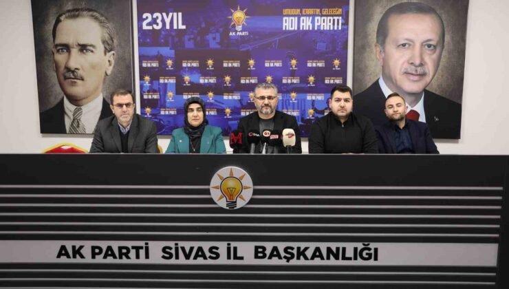 AK Parti Sivas İl Başkanı Tanrıverdi: “6 bin 183 yeni üye partimize kazandırılmıştır”