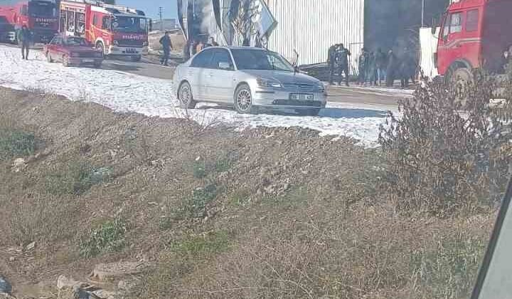 Ankara’da geri dönüşüm fabrikasında yangın