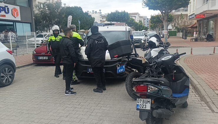 Antalya’da ’dur’ ihtarına uymayıp polisten kaçan motosiklet sürücüsüne 60 bin TL ceza