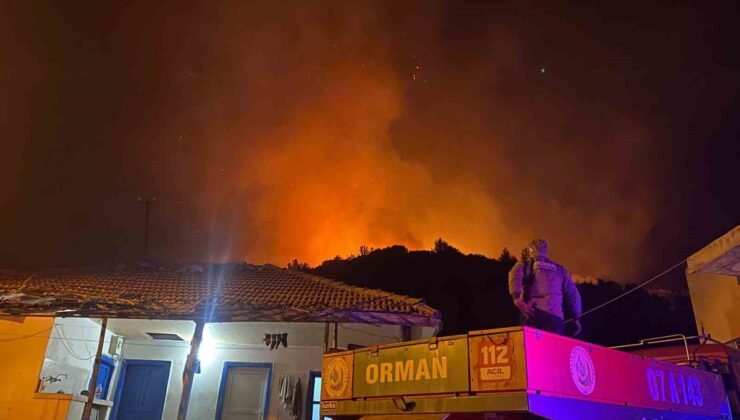 Antalya’da orman yangını