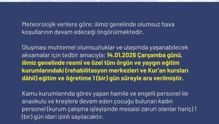 Ardahan’da eğitime kar engeli